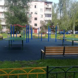 Детская площадка, Раменское, ул. Коммунистическая, д. 1, 2019 г._16