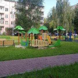 Детская площадка, Раменское, ул. Коммунистическая, д. 1, 2019 г._17