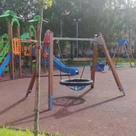 Детская площадка, Раменское, ул. Коммунистическая, д. 1, 2019 г._23