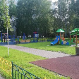 Детская площадка, Раменское, ул. Коммунистическая, д. 1, 2019 г._24