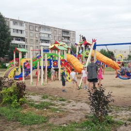 - Детская площадка, Рылеево, с/п Ганусовское, 2018 г._2
